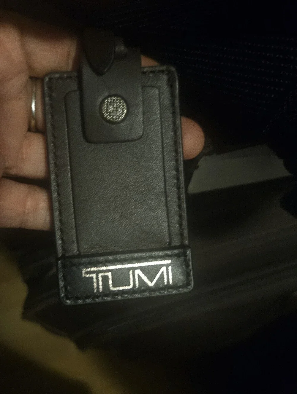 TUMI CROSSBODY BAG, BLACK TUMI BAG